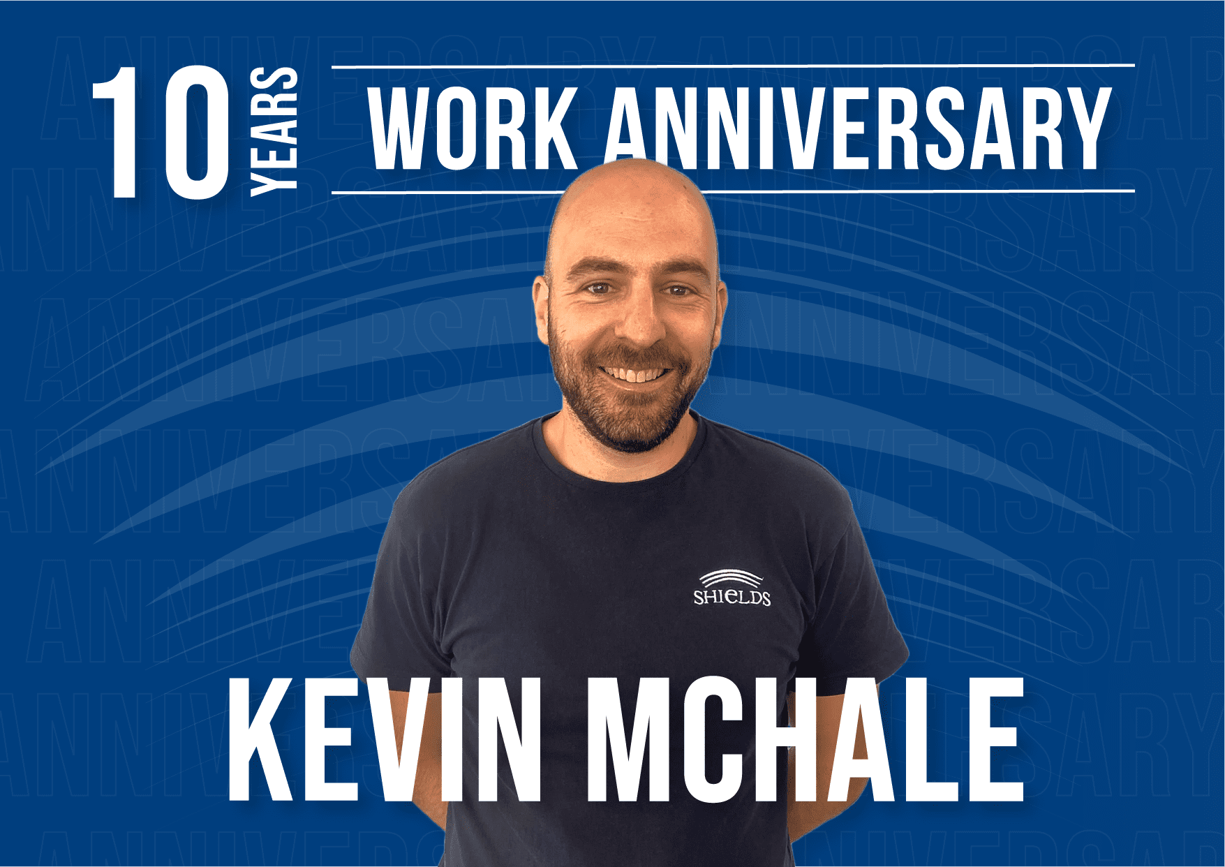 Kevin Mchale's 10 years anniversary blog header image