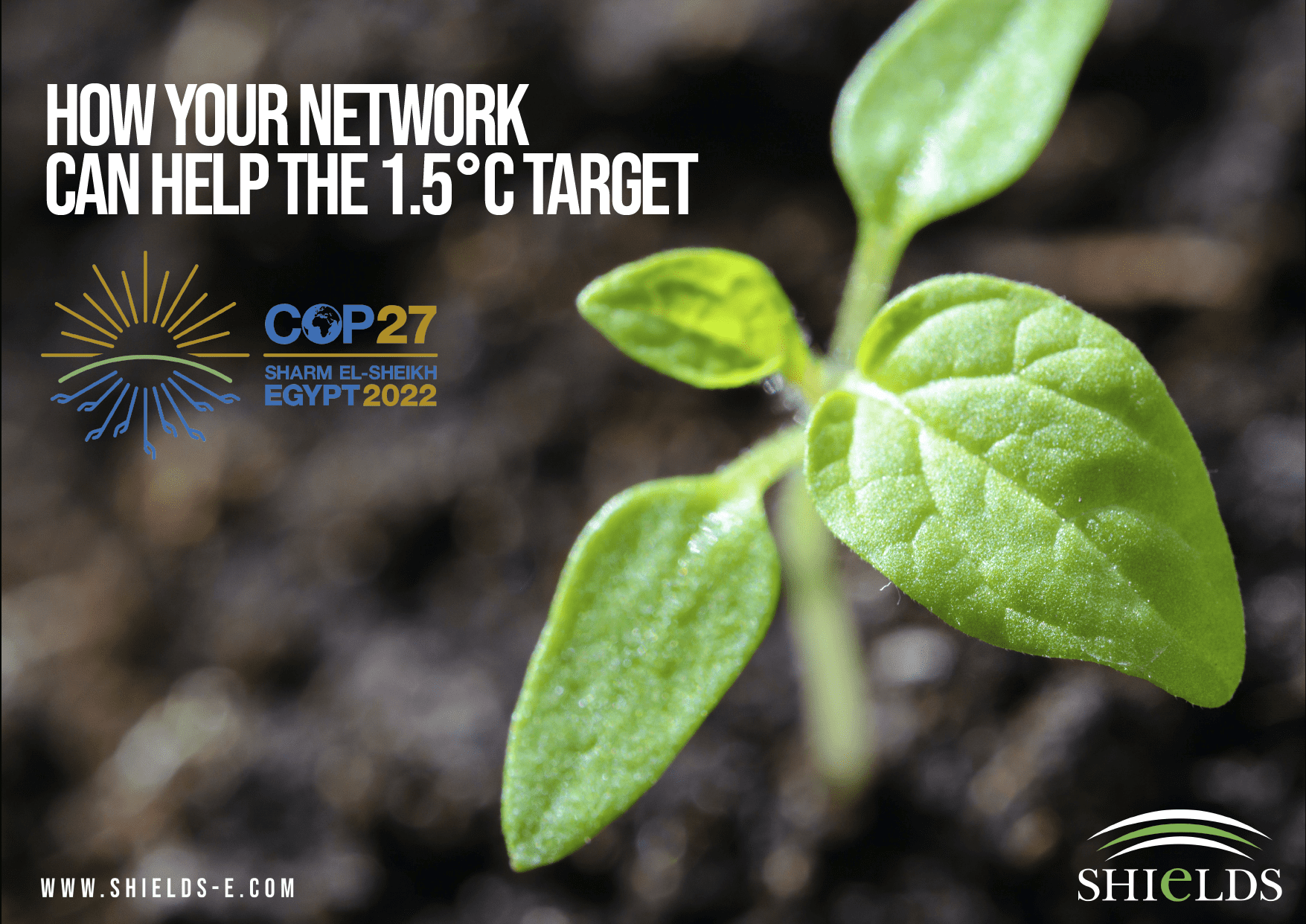 How Your Network Can Achieve the 1.5 degrees Celsius target as set out in COP27 Blog Header Graphic