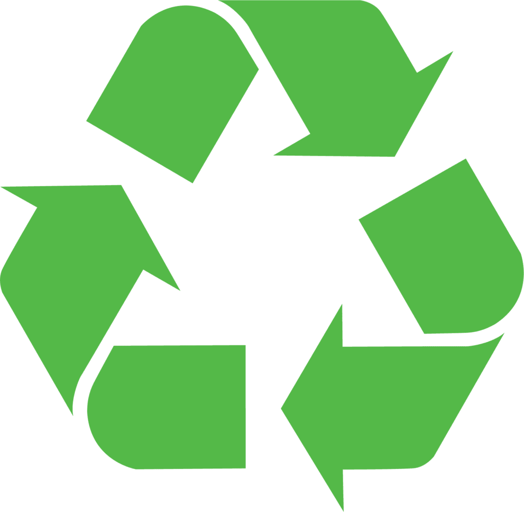 Recycling graphic icon